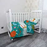 Sablio Mikroplyšové povlečení do dětské postýlky Mořský svět - 100x135 / 40x60