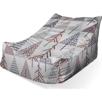 Sedací pytel Sedací vak Lounge Barevné stromky - Sablio - 80 x 95 x 50 cm