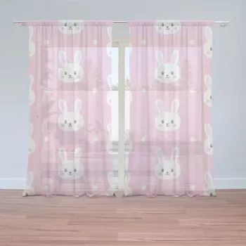 Záclona Sablio Záclony Králíčci: 2 ks - 150x250 cm - Sablio