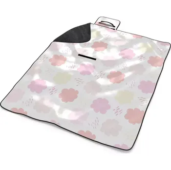 deka Sablio Plážová deka Barevné obláčky: 200x140 cm