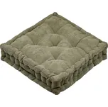 Sedací polštář na zem DANDY khaki 45x45x10 cm France