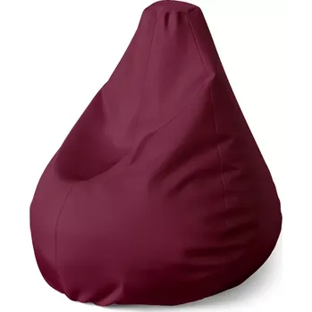Sedací pytel Sedací vak Pear Bordó - Sablio - 140 x 100 x 25 cm