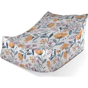 Sedací pytel Sablio Sedací vak Lounge Rozkvetlá zahrada - 80 x 95 x 50 cm