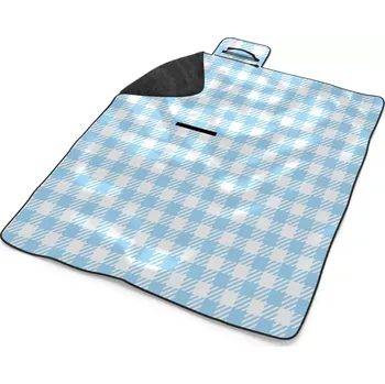 deka Sablio Plážová deka Čtvercový vzor: 200x140 cm