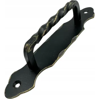 Dveřní kování KLIKA MADLO RETRO KOVANÉ ZLATÉ ÚCHYTKA PRO POSUVNÉ DVEŘE