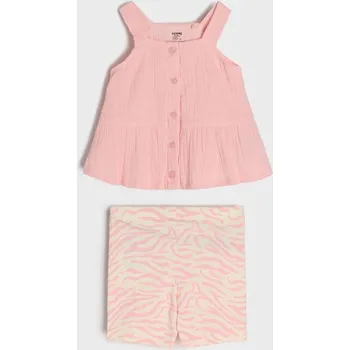 Sinsay - Žerzejová souprava - pastelová růžová - 371DG-03X - 371DG-03X-80