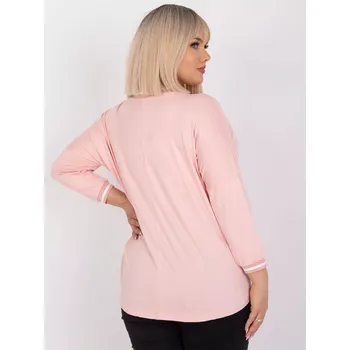 Dámská košile Halenka RV BZ 7583.63P světle růžová jedna velikost