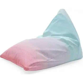 Sedací pytel Sablio Sedací vak Triangl Cukrová vata: 120 x 100 x 100 cm - Sablio