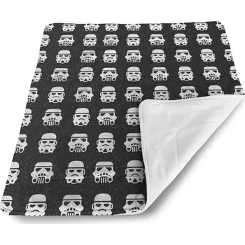 Dětská deka Sablio Dětská deka pro miminko Star Wars Stormtrooper Pattern - 80x100 cm