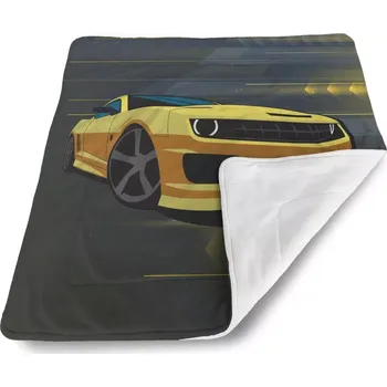 Dětská deka Sablio Dětská deka pro miminko Chevrolet Camaro Pruhy - 80x100 cm
