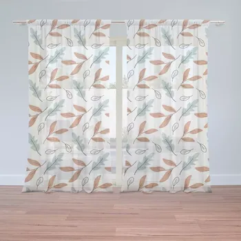 Záclona Sablio Záclony Lesní mozaika: 2ks 150x250cm