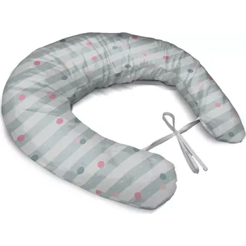 Kojící polštář Sablio Těhotenský polštář Tečky a pruhy