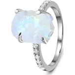 ELENYS Emporial rhodiovaný prsten DR15554R-SILVER-TOPAZ