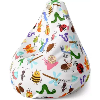 Sedací pytel Sedací vak Pear Hmyz - Sablio - 140 x 100 x 25 cm