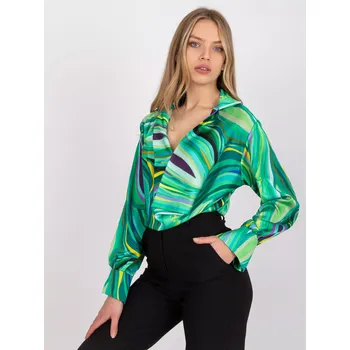 Dámská košile Halenka DHJ BZ 15201.30 zelených jedna velikost