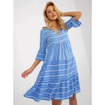 Dámské šaty Dámské šaty D73771M30214F modré - FPrice S