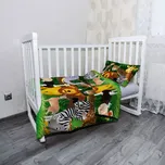 Sablio Mikroplyšové povlečení do dětské postýlky Zvířátka - 100x135 / 40x60