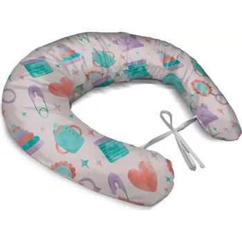 Kojící polštář Sablio Těhotenský polštář Chrastítko a čepičky