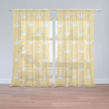 Záclona Sablio Záclony Princeznovské korunky: 2 ks - 150x250 cm - Sablio