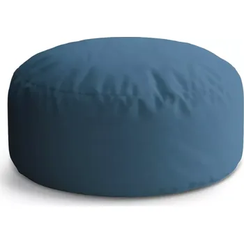 Taburet Sablio Kulatý taburet Circle Indigově modrá: 38x48 cm - Sablio