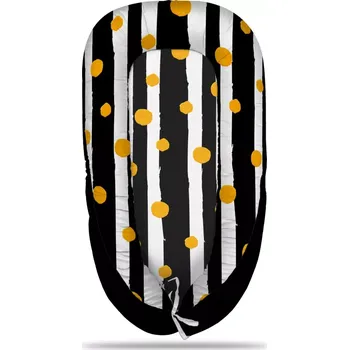 Hnízdečko pro miminko Sablio Hnízdečko pro miminko Pruhy a puntíky