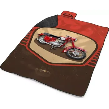 deka Sablio Plážová deka Jawa panelka Vintage: 200x140 cm