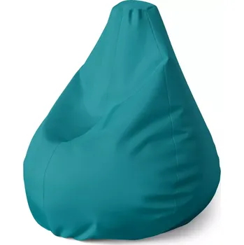 Sedací pytel Sedací vak Pear Zelenomodrá - Sablio - 140 x 100 x 25 cm