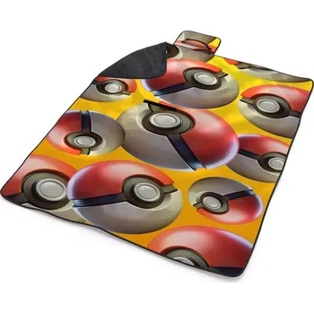 deka Sablio Plážová deka Pokemon ball Pattern: 200x140 cm