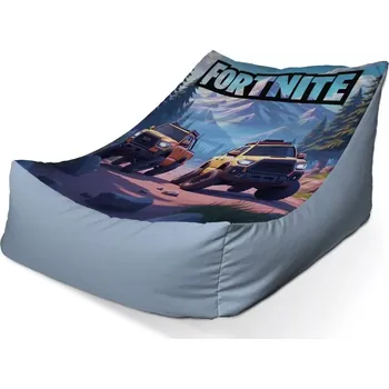 Sedací pytel Sablio Sedací vak Lounge FORTNITE Off-road auta - 120 x 100 x 80 cm