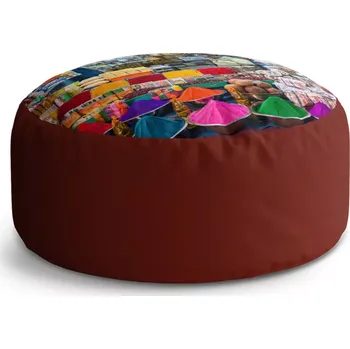 Taburet Sablio Kulatý taburet Circle Barevné koření: 38x48 cm - Sablio