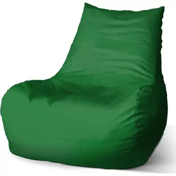 Sedací pytel Sedací vak Bean Tmavě zelená - Sablio - 100 x 90 x 45 cm