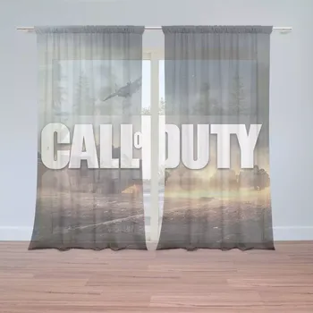 Záclona Sablio Záclony Call of Duty Bojiště: 2 ks - 150x250 cm - Sablio