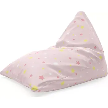 Sedací pytel Sablio Sedací vak Triangl Hvězdy a puntíky: 120 x 100 x 100 cm - Sablio