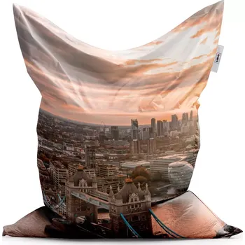 Sedací pytel Sedací vak Classic Londýn City of London - Sablio - 150x100 cm
