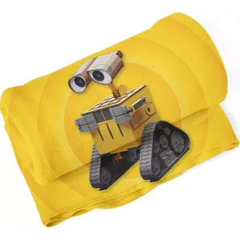 deka Sablio Deka Wall-E robot Žlutý - 190x140 cm