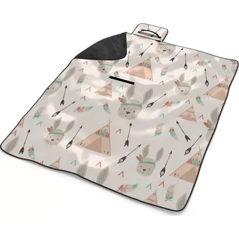 deka Sablio Plážová deka Zajíček indián: 200x140 cm