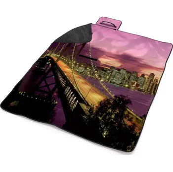 deka Sablio Plážová deka Rozsvícený most: 200x140 cm