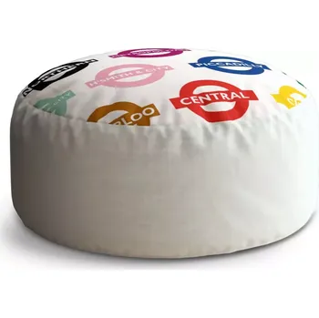 Taburet Sablio Kulatý taburet Circle Metro: 38x48 cm - Sablio