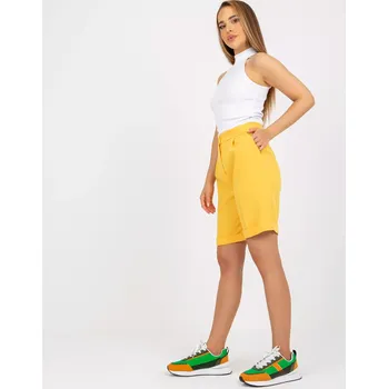 Dámské kraťasy Dámské šortky BR SN 102 tmavě žluté 34