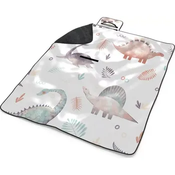 deka Sablio Plážová deka Malovaní dinosauři: 200x140 cm