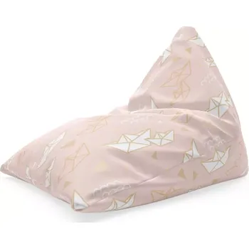 Sedací pytel Sablio Sedací vak Triangl Skládací lodičky: 120 x 100 x 100 cm - Sablio