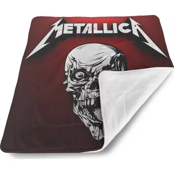 Dětská deka Sablio Dětská deka pro miminko METALLICA Death metal - 80x100 cm