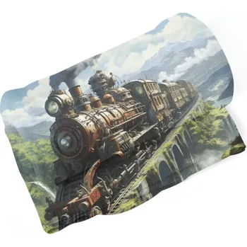 deka Sablio Deka Parní lokomotiva na viaduktu - 190x140 cm