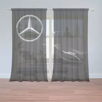 Záclona Sablio Záclony Logo 6 Auto: 2 ks - 150x250 cm - Sablio