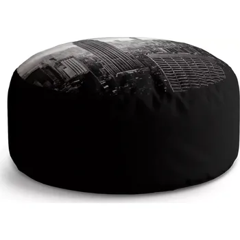 Taburet Sablio Kulatý taburet Circle Manhattan: 38x48 cm - Sablio