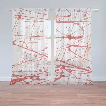 Záclona Sablio Záclony Krvavé cákance: 2 ks - 150x250 cm - Sablio