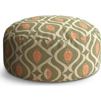 Taburet Sablio Taburet Circle Retro ornament: 38x48 cm