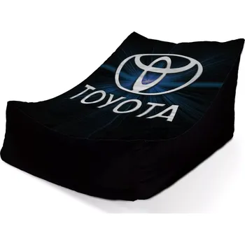 Sedací pytel Sablio Sedací vak Lounge Toyota Blue Glow - 120 x 100 x 80 cm