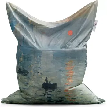 Sedací pytel Sablio Sedací vak Classic Imprese, východ slunce - Claude Monet - 150x100 cm