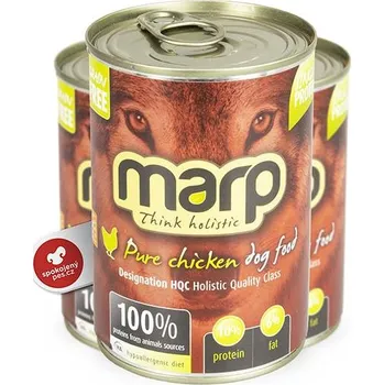 Krmivo pro psa Marp Holistic Dog konzerva Pure Chicken SET 6x 400 g